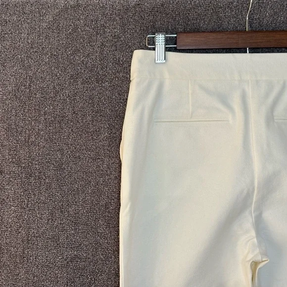 Derek Lam 10 Crosby Bianca Split Ankle Crop Pants Off White Size6 - Picture 12 of 15